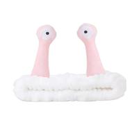 Bandeau de Maquillage Bandeau de lavage du visage, dessin animé mignon en molleton corail, élastique for cheveux, soins la peau, maquillage, douche beauté, Yoga, couvre-chef sport(Color 2)