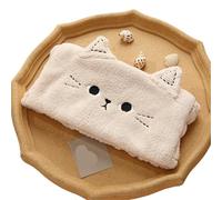 Bandeau de maquillage Bandeaux en molleton for femmes, nœuds de cheveux doux et mignons, bandeaux for laver le visage, maquillage, Turbans, accessoires for filles(Coffee)