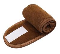 Bandeau de maquillage Bandeaux réglables large bandeau Yoga Spa bain douche maquillage lavage visage cosmétique for femmes dames accessoires(Coffee)