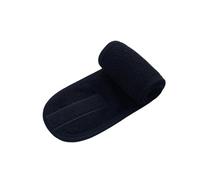 Bandeau de maquillage Bandeaux réglables large bandeau Yoga Spa bain douche maquillage lavage visage cosmétique for femmes dames accessoires(Black)