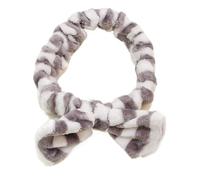 Bandeau de Maquillage Mode corail polaire bandeaux doux élastique Spa visage bandeau filles lavage coiffe de tête maquillage femmes cheveux accessoires(Color 2)