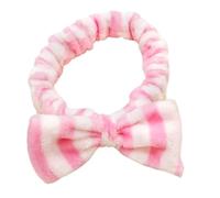 Bandeau de maquillage Mode corail polaire bandeaux doux élastique Spa visage bandeau filles lavage coiffe de tête maquillage femmes cheveux accessoires(Color 6)