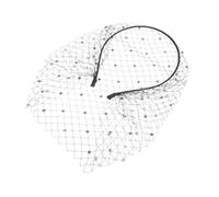 Bandeau de Mariage en Tulle à Paillettes, Coiffure de Mariée Élégante | Décor Brillant, Facile à Porter, pour Fêtes D’engagement, Séances Photo et Effet Raffiné