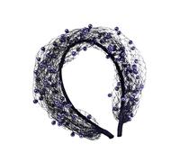 Bandeau de mariage mystique avec perles et voile pour cérémonies