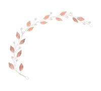 Bandeau de Mariée de Feuille en Alliage pour Mariage