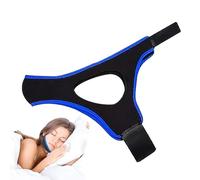 Bandeau de menton anti-ronflement | Bandeau de tête réglable respirant | Réduction du ronflement | Pour adultes, hommes, mari, femme, maison, appartement, nuit de sommeil
