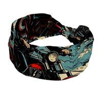 Bandeau de moto pour femme, bandeau de yoga doux, élastique et respirant, pour la course à pied, le sport, l'entraînement, les voyages