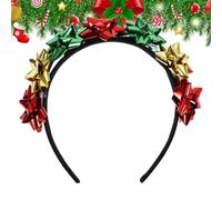 Bandeau de Noël Accessoire de Fête Classique pour Toute la Journée | Serre-Tête de Noël pour Filles pour Petite Amie Cosplay Événement École Spectacle Parade Réunion Familiale