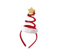Bandeau de Noël compatible avec les tables, bandeau en velours à motif triangulaire spiralé, idéal pour les cadeaux de fête et durable pour