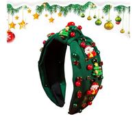 Bandeau de Noël pour adulte | Bijou de tête élégant en perles - Déguisement de boîte photo - Pour mariées, femmes, filles, femmes, femmes, cosplay, amateurs de cosplay, fête de famille, bureau