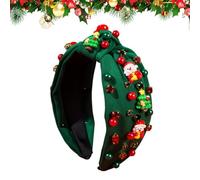 Bandeau De Noël Pour Femmes | Coiffe À Perles Tendance - Serre-Tête Décoratif Pour Fêtes | Pour Mariées Femmes Filles Enthousiastes De Cosplay Réunion Familiale Fête De Bureau Mariage D'Hiver Service