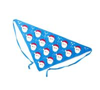 Bandeau de Père Noël tricoté flocon de neige pour l'extérieur Motif de flocon de neige Écharpe créative pour cheveux de Noël