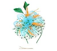 Bandeau De Plumes Pour Femmes Des Années 50 Classique Élégant Barrette En Maille Pour Visage Avec Plumes Fascinator Vintage Accessoires De Cheveux Pour Cocktail