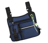 Bandeau de Poitrine - Sac à Dos léger pour la randonnée et l'escalade | Gilet avec Coupe 3D et résistant à l'usure pour randonnée, Gym, Sport, Moto, activités Sportives, Bleu, riferimento Alla