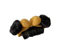 Bandeau de princesse pour chignon - Accessoires pour cheveux de bébé - Frange - Nouveau-nés - Joli nœud - Coiffe pour filles