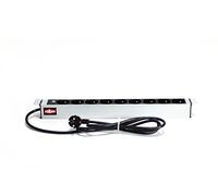 Bandeau de prise 19 pouces - 1U - 9 prises 2P+T - Voyant LED