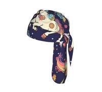 Bandeau de protection de la tête licorne Pegasus Rainbow Butterfly à séchage rapide pour cyclisme, course à pied, équitation, bandeau de protection de la tête