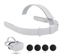 Bandeau de remplacement compatible avec le casque VR Oculus Quest 2 pour Meta Quest 2 VR, avec capuchons pour joysticks B