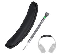Bandeau de Remplacement pour Bose QuietComfort 35, 35 II(QC35, QC35 II)/Bose QuietComfort 45(QC45) Over-Ear Casque [Upgraded] par MMOBIEL - Bandeau en PU Protéiné, de Rechange pour Casque - Noir