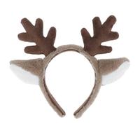 Bandeau de renne de Noël - Cerceau Headwear Bandeau en bois de renne, bandeau d’élan de Noël | confortable et polyvalent pour Pâques et Noël