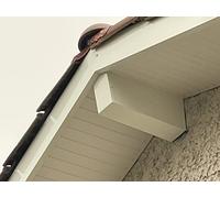 Bandeau de Rive Alu Blanc Pur - épaisseur 1 mm - 15 tailles - Retour 3 cm x (Hauteur 12 cm)