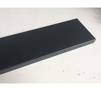 Bandeau de Rive Alu Gris Anthracite RAL 7016 ep 1 mm - 18 tailles -Retour 3 cm x (Vis 4,8 x 20 mm RAL 7016)