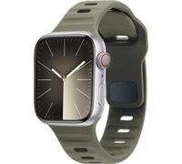 bandeau de silicone imoshion Active Sport pour l'Apple Watch Series 1 t/m 10 / SE / Ultra (2) (44/45/46/49 mm) - Vert noirâtre