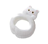 Bandeau de soins de la peau, joli bandeau spa pour le visage - Bandeau de maquillage pour chat - Bandeau en peluche douce pour filles et femmes