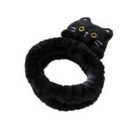 Bandeau de spa pour chat - Joli bandeau de toilette pour le visage - Bandeau de maquillage en forme de chat - Bandeau doux en peluche - Bandeau de soins de la peau pour animaux - Têtes de lavage du