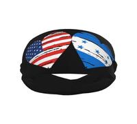 Bandeau de sport avec drapeau américain et marocain, élégant, pour exercices de Yoga, respirant