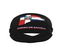 Bandeau de sport avec drapeau de la république dominicaine, élégant, pour le yoga, l'exercice, la transpiration, l'entraînement, la course à pied, accessoires pour cheveux - 36