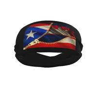 Bandeau de sport avec drapeau de la république dominicaine et de la Barbade, élégant, pour exercices de Yoga, respirant