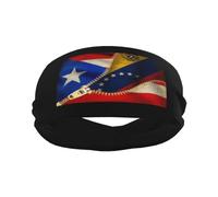 Bandeau de sport avec drapeau de la république dominicaine et de la Barbade, élégant, pour exercices de Yoga, respirant