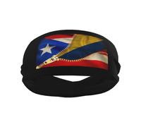 Bandeau de sport avec drapeau de la république dominicaine et de la Barbade, élégant, pour exercices de Yoga, respirant
