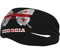 Bandeau de Sport avec Drapeau des Géorgiens, pour Hommes et Femmes, idéal pour l'entraînement, la Course, Le Yoga, Le Basket-Ball, la Gym