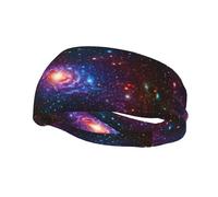 Bandeau de sport avec motif étoiles filantes pour homme et femme, convient pour la course à pied, le yoga, le fitness, le football