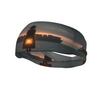 Bandeau de sport avec motif unique de dos seul, léger, pas tendu pour la course à pied, l'exercice en plein air