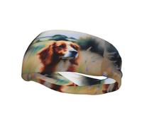 Bandeau de sport avec queue de chien porte-bonheur pour homme et femme, convient pour la course à pied, le yoga, le fitness, le football