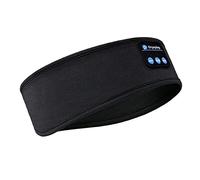Bandeau De Sport - Bandeau De Sport Bluetooth Casque De Sommeil sans Fil Exercice Musique Bandeau Noir