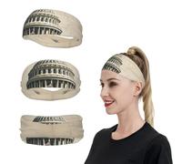 Bandeau de sport Capitole des États-Unis pour homme et femme - Bandeau de transpiration pour homme et femme - Évacuation de l'humidité - Bandeau extensible pour la course à pied et le tennis