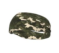 Bandeau de sport décoratif AEKGOHP Army Camouflage Imprimé - Extensible, respirant, doux et évacuant la transpiration pour homme et femme
