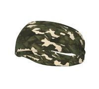 Bandeau de sport décoratif AEKGOHP Army Camouflage Imprimé - Extensible, respirant, doux et évacuant la transpiration pour homme et femme
