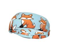 Bandeau de sport décoratif BROLEO Fox dans différentes poses - Bandeau extensible, respirant, doux et évacuant la transpiration pour homme et femme