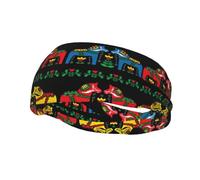 Bandeau de sport décoratif pour AEKGOHP Runner Suédois Dala Horse Folk imprimé - Extensible, respirant, doux et évacuant la transpiration pour homme et femme