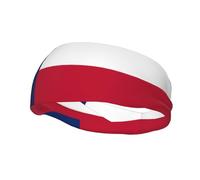 Bandeau de sport décoratif tendance avec motif drapeau du Texas WHJSSF pour évacuer l'humidité, convient pour le cyclisme, le yoga, la course à pied