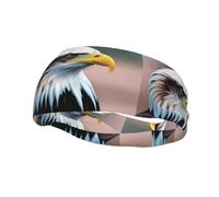 Bandeau de sport décoratif tendance avec tête d'aigle YYHWHJDE pour homme et femme