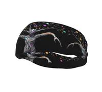 Bandeau de sport décoratif tendance HJFCZH Mother of all things Imprime évacuant l'humidité élastique adapté pour le cyclisme, le yoga, la course à pied