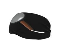 Bandeau de sport décoratif tendance QQOUPP Loupe pour détecter les choses Imprimé évacuant l'humidité élastique adapté pour le cyclisme, le yoga, la course à pied
