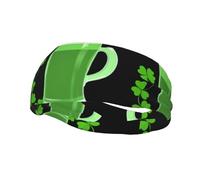 Bandeau de sport décoratif tendance WHJSSF Green Beer and Clover Picture Moisture Absorbe l'humidité élastique adapté pour le cyclisme, le yoga, la course à pied