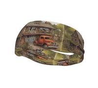 Bandeau de sport décoratif tendance YYHWHJDE A House Pattern Bandeaux pour hommes et femmes